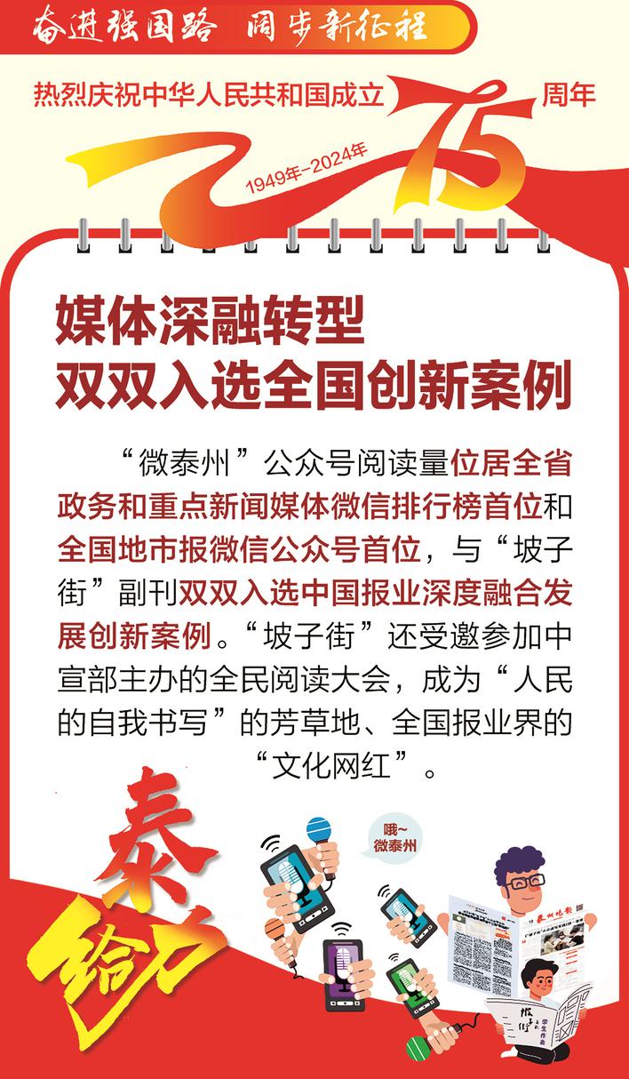 奮進(jìn)強(qiáng)國(guó)路 闊步新征程·泰給力⑳|媒體深融轉(zhuǎn)型雙雙入選全國(guó)創(chuàng)新案例